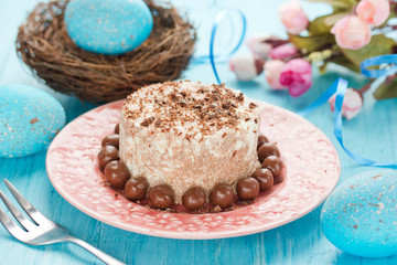 Traditional orthodox Easter dessert with cottage cheese