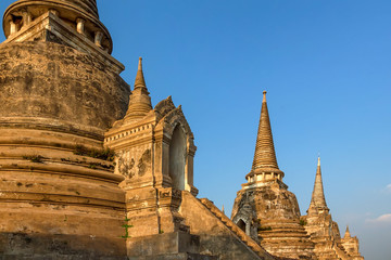 Fototapeta premium Stupas of Wat Si Sanphet, Ayutthaya, Thailand