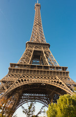 The Eiffel tower, Paris, France.