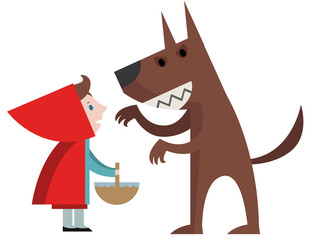 little red hood and the evil wolf