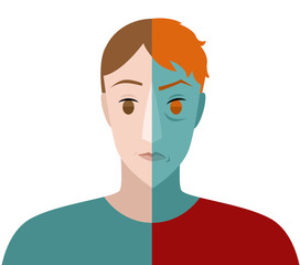 double personality face