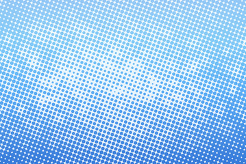 Naklejka premium Abstract white and blue texture halftone background