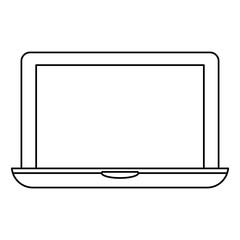 figure connected computer icon image design, vector illustration