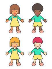 Children Of Different Ethnicity