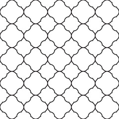 Fototapeta premium Seamless geometric vector pattern in oriental style