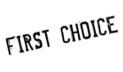 First Choice rubber stamp. Grunge design with dust scratches. Effects can be easily removed for a clean, crisp look. Color is easily changed.