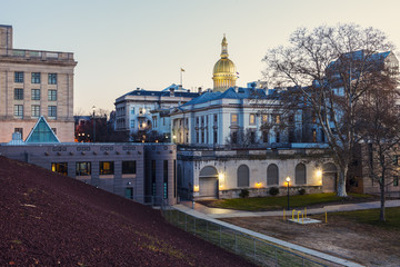 Naklejka premium Trenton, New Jersey - State Capitol Building
