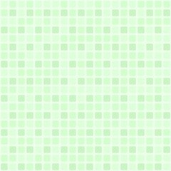 Green square pattern. Seamless vector