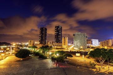 Fototapeta na wymiar Santa Cruz de Tenerife panorama