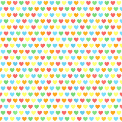 Heart pattern. Seamless vector