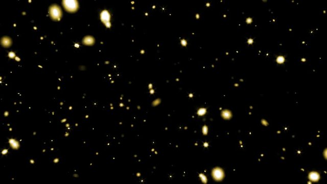 Particle Transition for Logo and Title Revealing