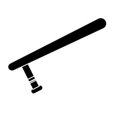 police baton  icon image vector illustration design 