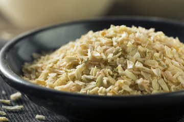 Raw Organic White MInced Dry Onion