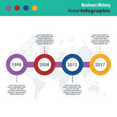 business minimal infographic