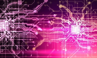 hi tech circuits fantastic absract background cyberpunk cyber pay