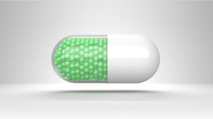 Drugs and Pills on blue background, Medical pill, Tablet symbol for use in presentations, education manuals, design, etc