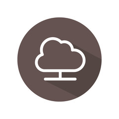 cloud computing isolated icon vector illustration design