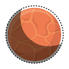 Planet of the solar system vector illustration design