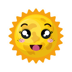 astronomical sun isolated icon vector illustration design