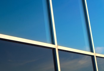 glass building window perspective business background