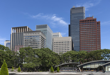 Obraz premium 大手町のビル群