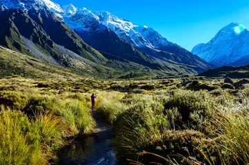 Photo sur Plexiglas Aoraki/Mount Cook Mount Cook,Hooker Valley Track, New Zealand
