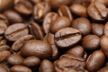 background of coffee beans