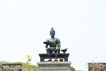 King Ramkhamhaeng monument , Sukhothai , Thailand