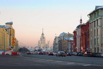 Fototapeta na wymiar Улицы Москвы