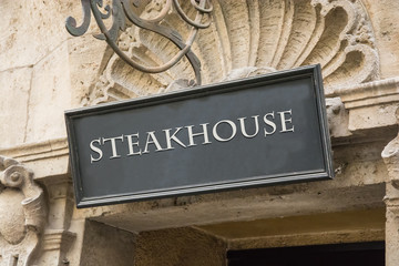 Schild 191 - Steakhouse