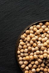 Macro shot of soybeans