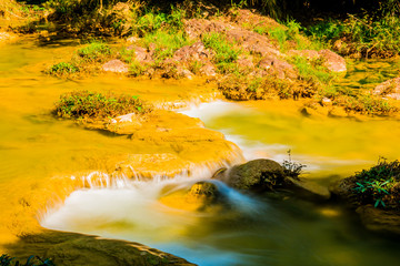 Water flowing in Doi Phu Nang national park