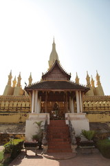 front view of temple