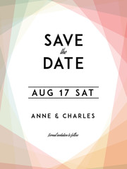 Modern Wedding Save the Date