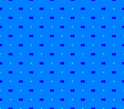 Abstract Seamless Blue Background Blue Flowers And Blue Light And Dark Lined In Rows To Form A Pattern