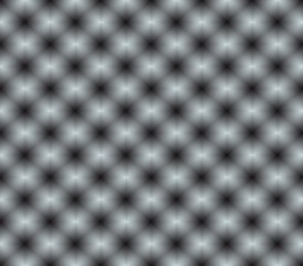 Abstract seamless black background with white spots are laid out in rows and form a continuous pattern