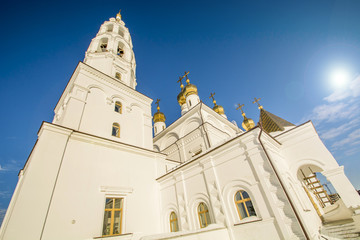 Orthodox Church against the blue sky