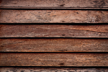 Grunge wooden wall used as background.