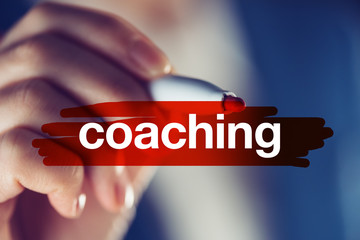 Business coaching concept