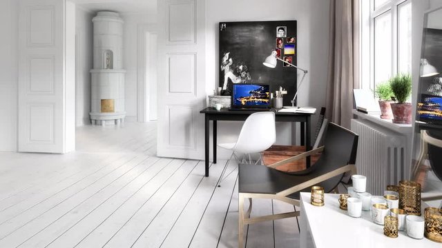 Interior Design of an Apartment (4k UHD)