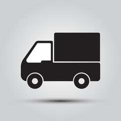 truck icon, delivery.