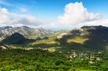 View of Skadar (Liqeni i Shkodres, Skadarsko jezero) lake national park, Montenegro