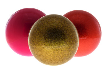 Balls and clubs for rhythmic gymnastics. Sasaki