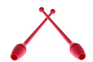 Balls and clubs for rhythmic gymnastics. Sasaki