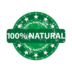 Natural Stump on a white background