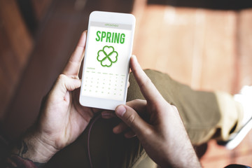 Spring Break Weather Planner Concept