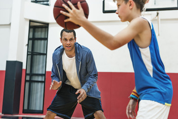 Coaching Basketball Sport Athlete Exercise Game Concept