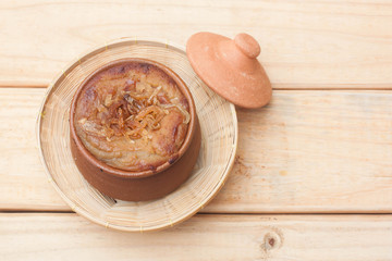 Mung Bean Thai Custard Dessert Recipe (Khanom Maw Kaeng), desser
