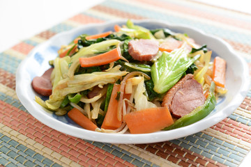 おいしそうな野菜炒め