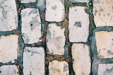 Old stone pavement